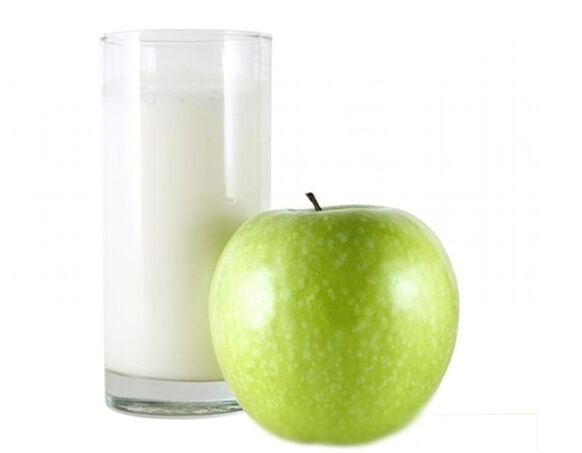Etkili bir diyet için elmalı kefir